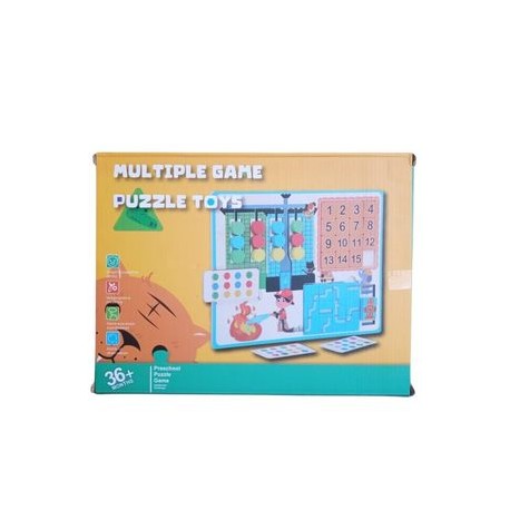 multiple game puzzle toys...